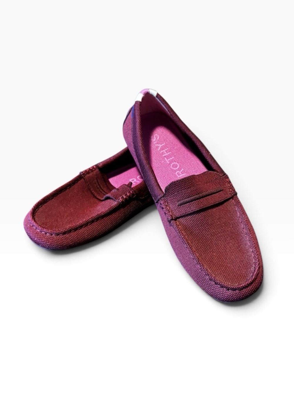 Rothy’s The Driver Loafer in Burgundy, EUC, Size 9